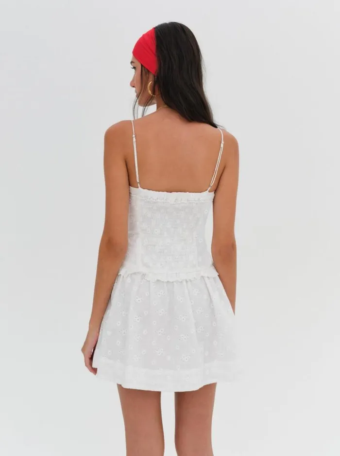 For Love and Lemons Dresses Marlowe Mini Dress White 8211 Women For Love and Lemons Dresses Marlowe Mini Dress White 8211 Women