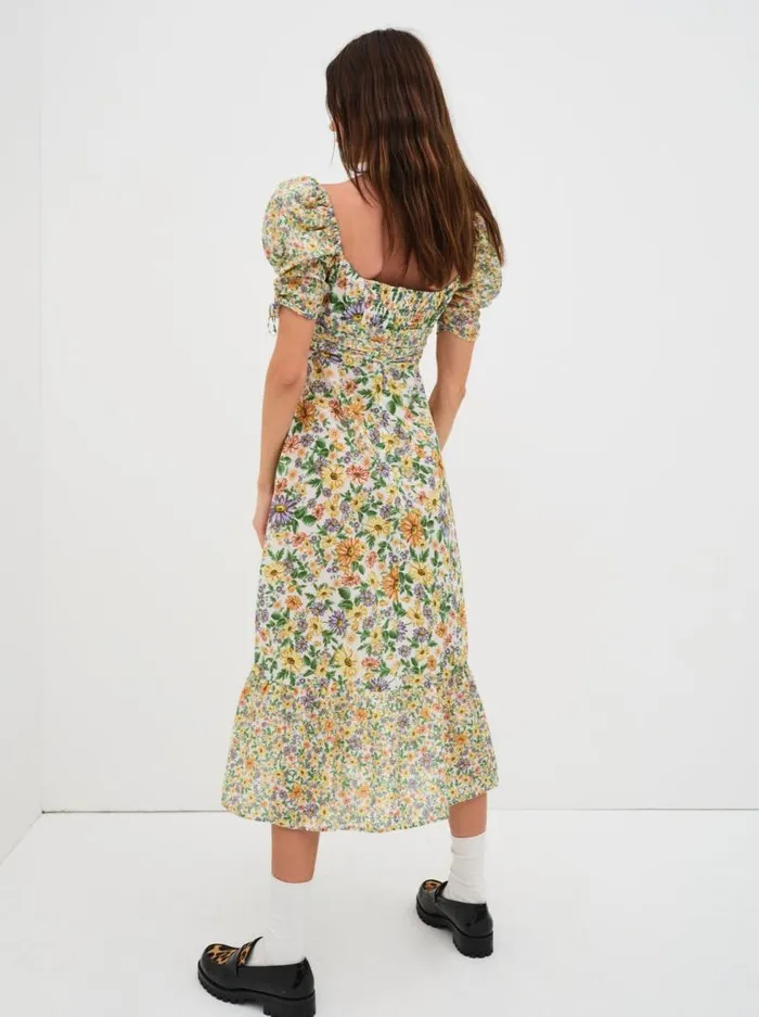 For Love and Lemons Dresses Riley Midi Dress Green 8211 Women For Love and Lemons Dresses Riley Midi Dress Green 8211 Women