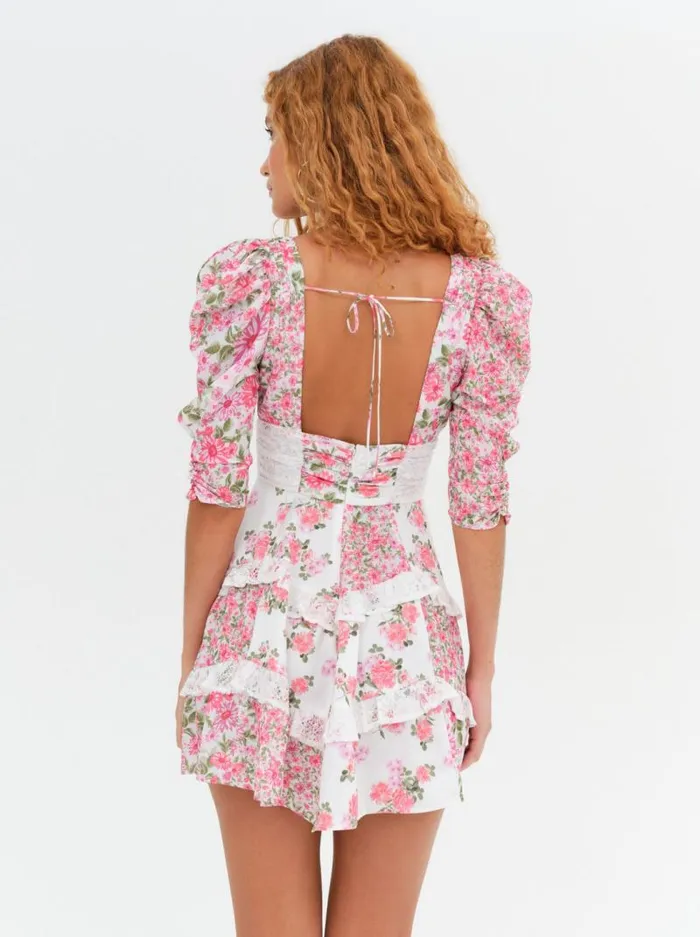 For Love and Lemons Dresses Rosalyn Mini Dress Pink 8211 Women For Love and Lemons Dresses Rosalyn Mini Dress Pink 8211 Women