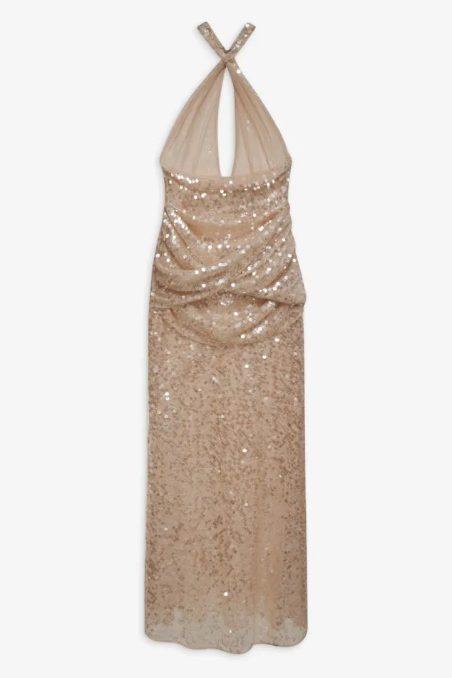 For Love and Lemons Dresses Sydney Sequin Maxi Dress Neutral 8211 Women For Love and Lemons Dresses Sydney Sequin Maxi Dress Neutral 8211 Women