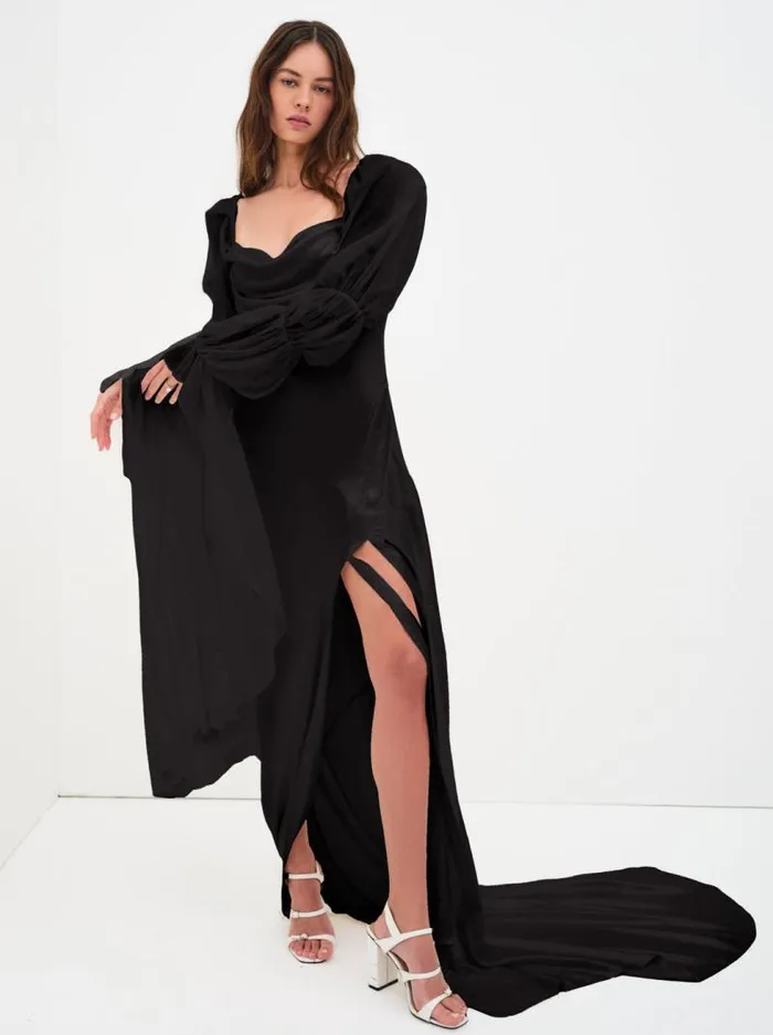 For Love and Lemons Dresses Willow Gown Black 8211 Women