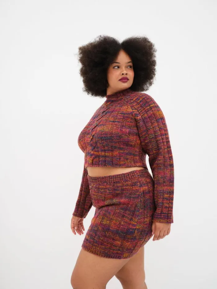 For Love and Lemons Knitwear Ruby Mini Skirt Brown 8211 Women For Love and Lemons Knitwear Ruby Mini Skirt Brown 8211 Women