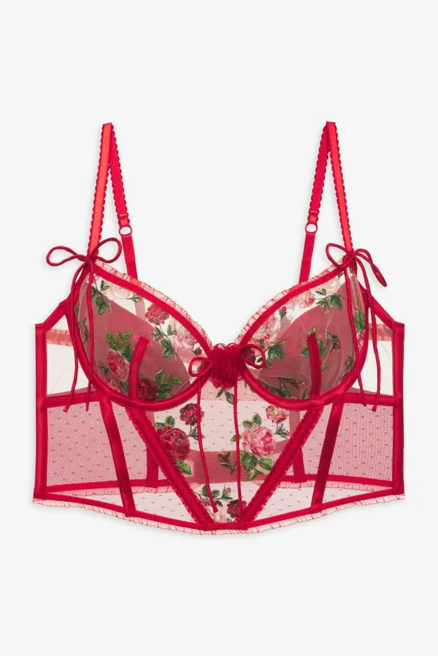 For Love and Lemons Lingerie Anika Bustier Red 8211 Women For Love and Lemons Lingerie Anika Bustier Red 8211 Women