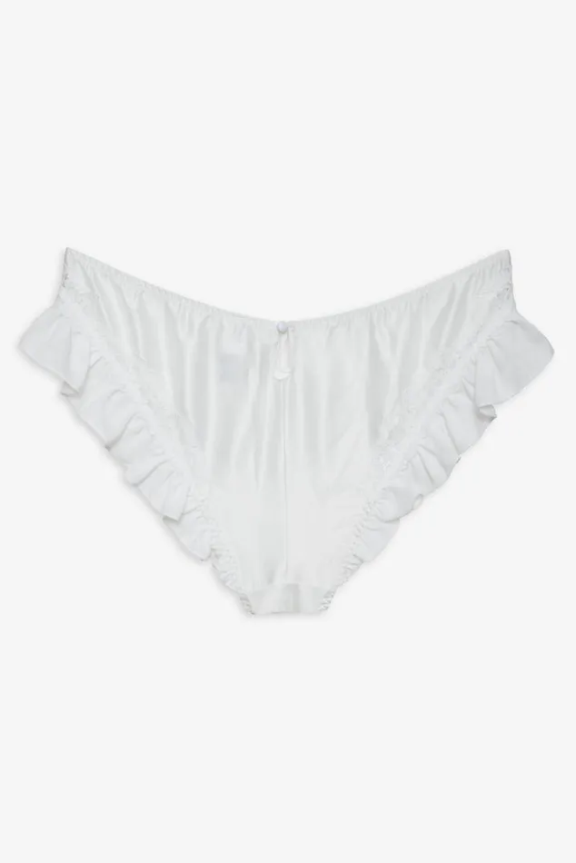 For Love and Lemons Lingerie Butterfly Lace Ruffle Cheeky Panty White 8211 Women For Love and Lemons Lingerie Butterfly Lace Ruffle Cheeky Panty White 8211 Women