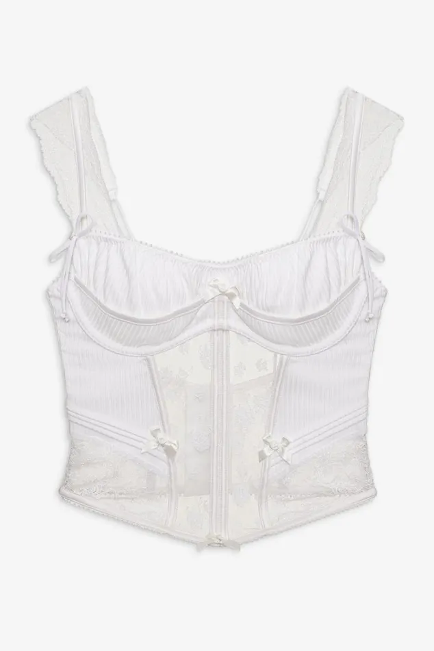 For Love and Lemons Lingerie Dahlia Bustier White 8211 Women For Love and Lemons Lingerie Dahlia Bustier White 8211 Women