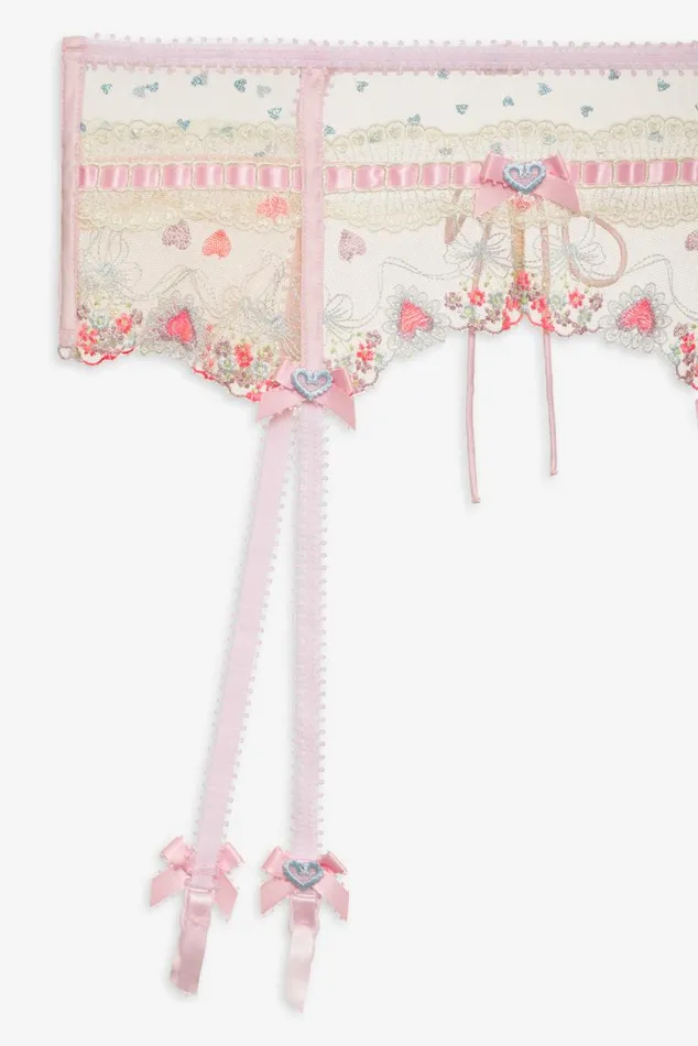For Love and Lemons Lingerie Gabriella Garter Belt Pink 8211 Women For Love and Lemons Lingerie Gabriella Garter Belt Pink 8211 Women