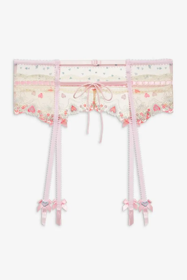 For Love and Lemons Lingerie Gabriella Garter Belt Pink 8211 Women For Love and Lemons Lingerie Gabriella Garter Belt Pink 8211 Women