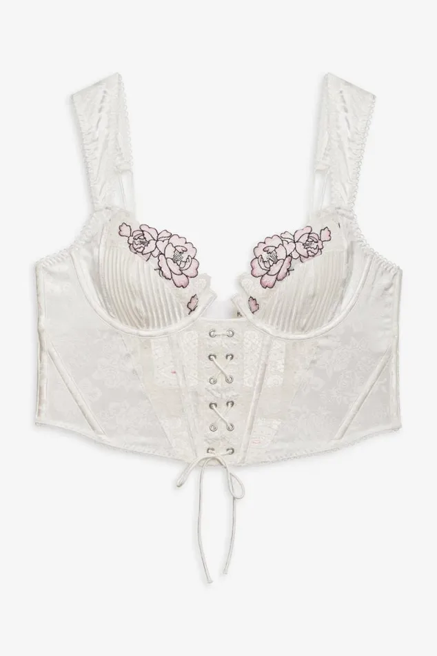 For Love and Lemons Lingerie Marit Bustier White 8211 Women For Love and Lemons Lingerie Marit Bustier White 8211 Women
