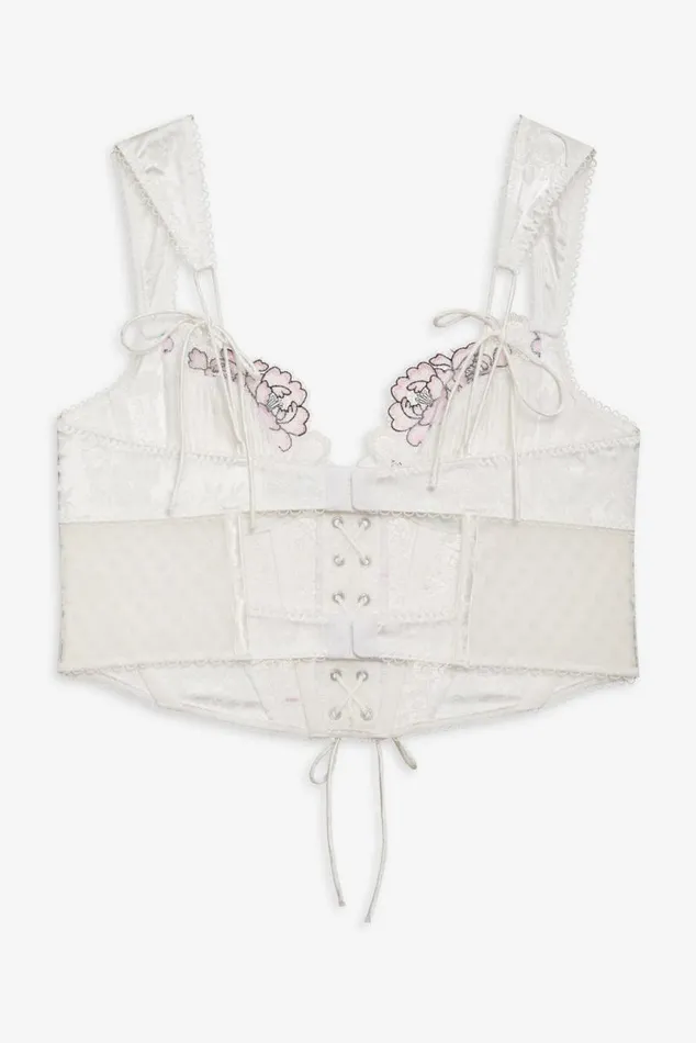 For Love and Lemons Lingerie Marit Bustier White 8211 Women For Love and Lemons Lingerie Marit Bustier White 8211 Women