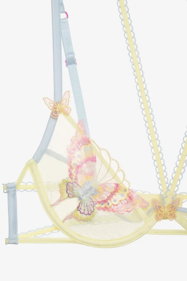 For Love and Lemons Lingerie Pastel Papillon Underwire Bra Yellow 8211 Women For Love and Lemons Lingerie Pastel Papillon Underwire Bra Yellow 8211 Women