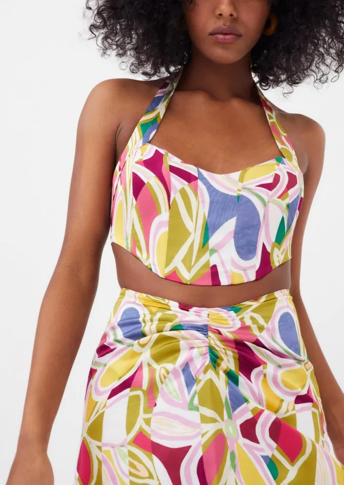 For Love and Lemons Tops Thora Corset Top Green 8211 Women
