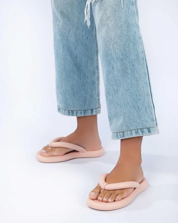 Free Flip Flop Light Pink Women Melissa Flip Flops