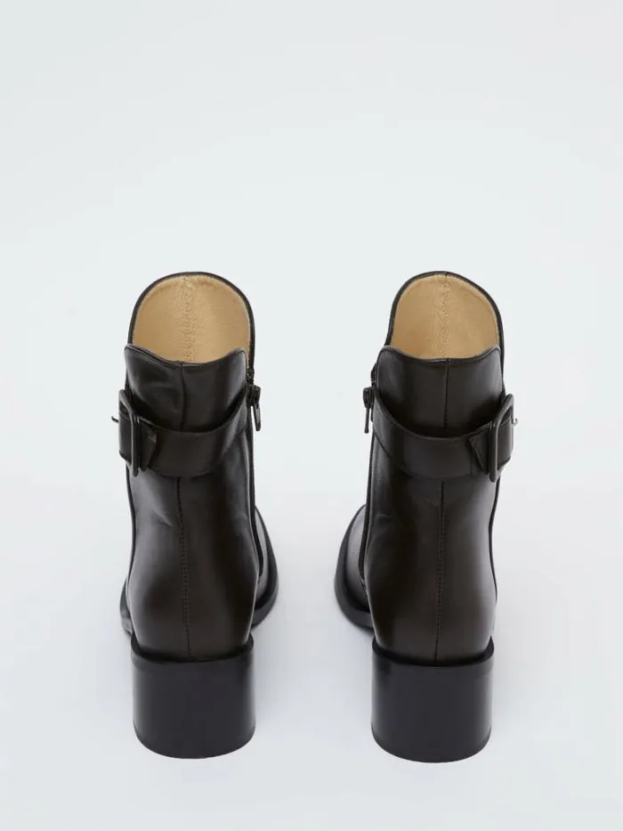 French Connection Connie Ankle Boots Chocolate Women Shoes