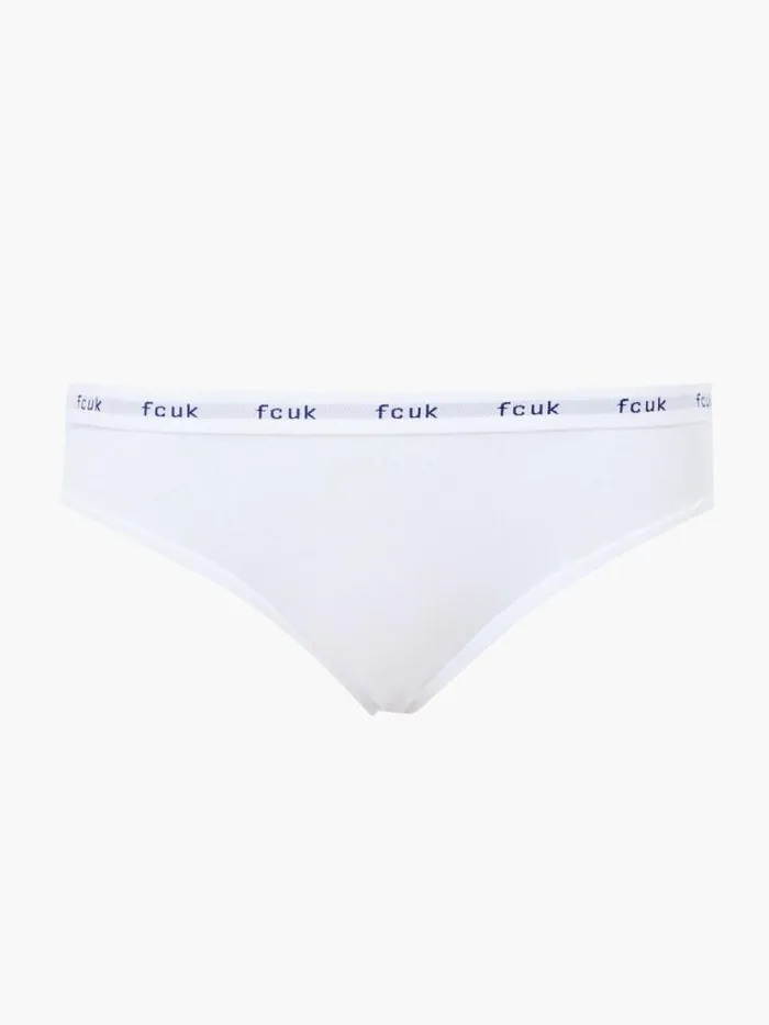 French Connection FCUK 3 Pack Briefs Navywhiteblue Women Underwear and Socks