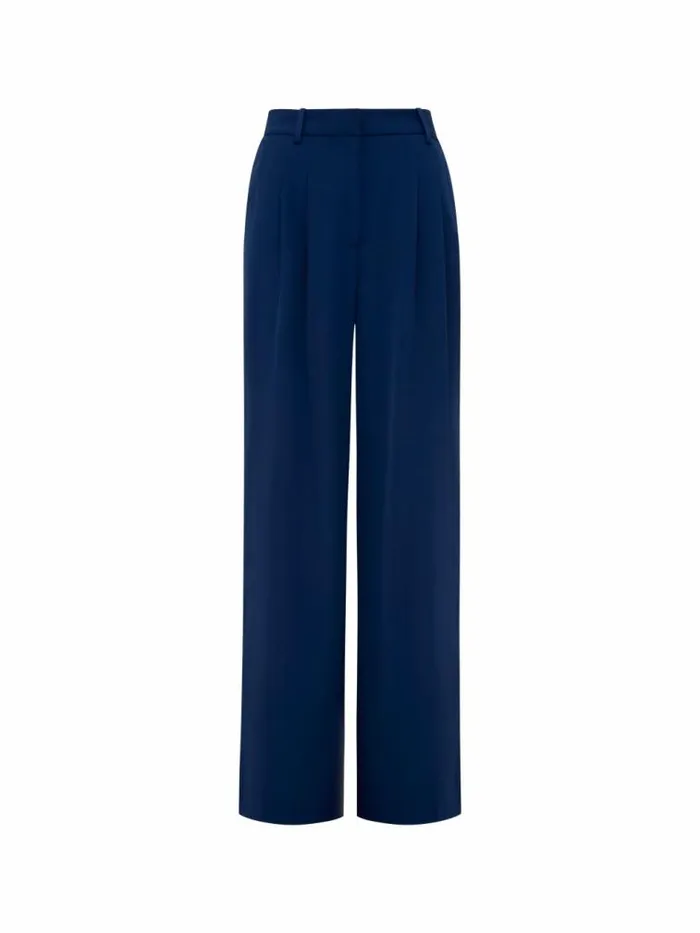 French Connection Harrie Tailored Trousers Midnight Blue Women Trousers