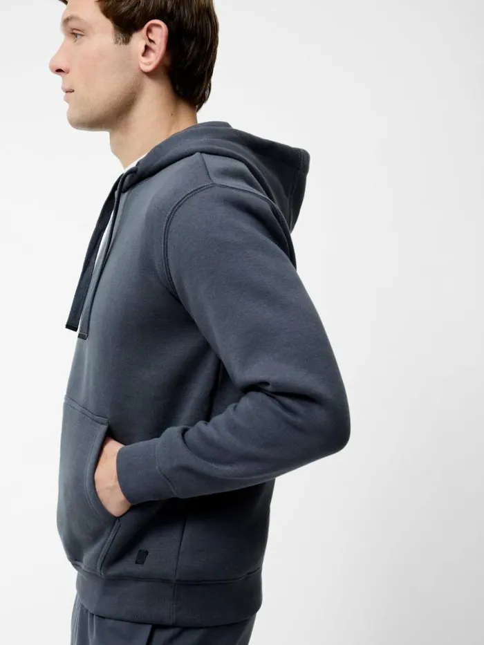French Connection Kangaroo Hoodie Dark Grey Men Knitwear