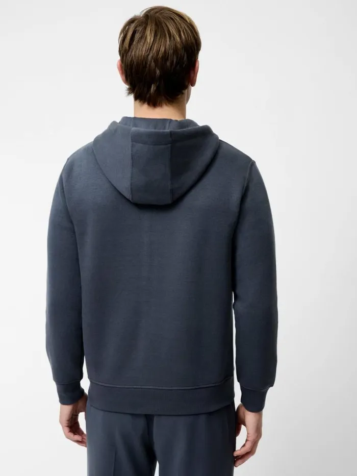 French Connection Kangaroo Hoodie Dark Grey Men Knitwear