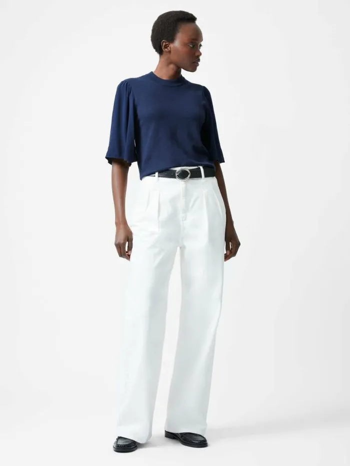 French Connection Krista Knits Flared Sleeve Jumper Marine Women Jumpers and Cardigans French Connection Krista Knits Flared Sleeve Jumper Marine Women Jumpers and Cardigans