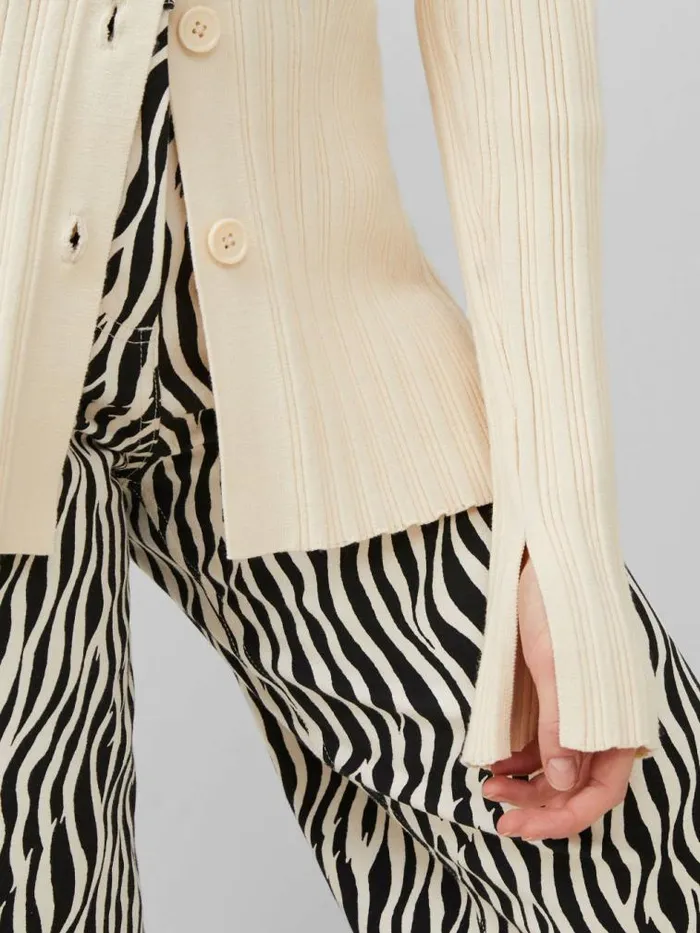 French Connection Leonora Recycled Cardigan Classic Cream Women Jumpers and Cardigans