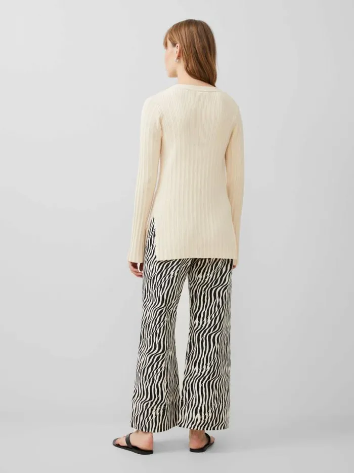 French Connection Leonora Recycled Cardigan Classic Cream Women Jumpers and Cardigans