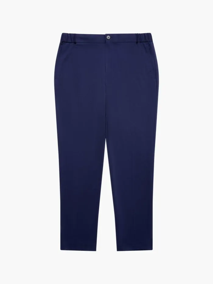 French Connection Stretch Knit Suit Trousers Marine Men Trousers