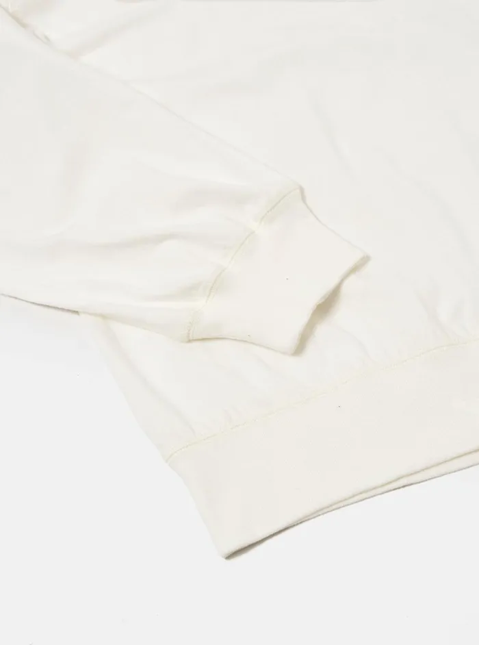 Funnel Neck Tee In Ecru Single Jersey Men Universal Works Tees