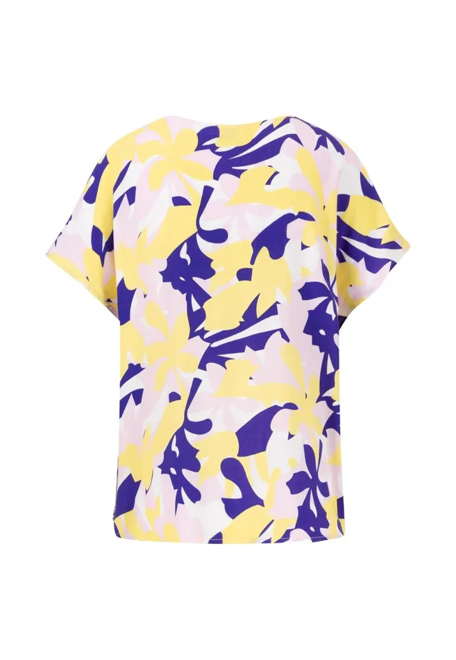 FYNCHHATTON Blouse With A Vneck Ocean Violet Women Blouses