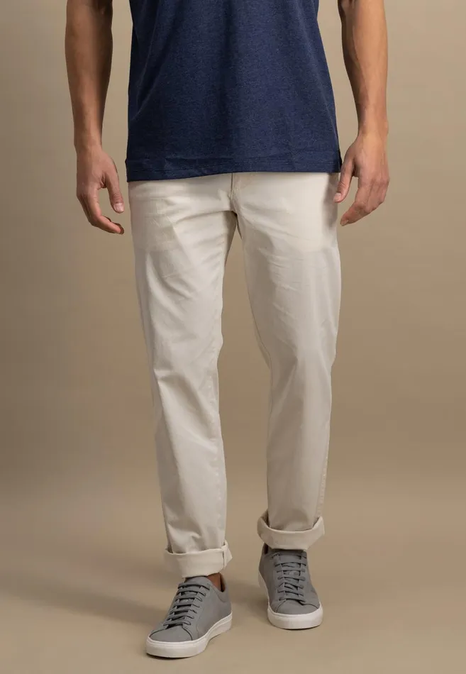 FYNCHHATTON CasualFit Chino Pants Made Of Cottonstretch Ecrusummer Breezedark Navydusty Forestbeige Men Pants