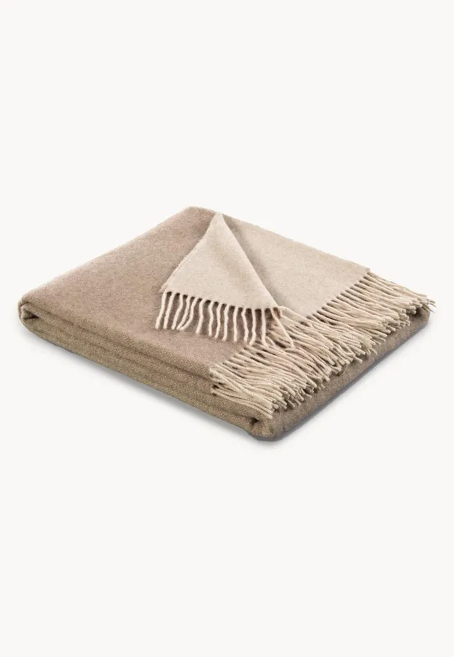 FYNCHHATTON Kibo Cashmere Plaid Nature Sandsalviacreamgreenbrowngray Silver Living Home Accessories