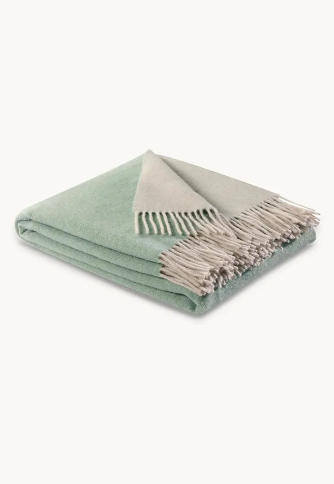 FYNCHHATTON Kibo Cashmere Plaid Nature Sandsalviacreamgreenbrowngray Silver Living Home Accessories