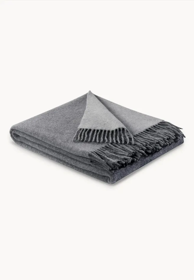 FYNCHHATTON Kibo Cashmere Plaid Nature Sandsalviacreamgreenbrowngray Silver Living Home Accessories