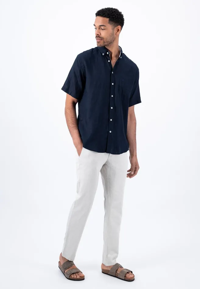 FYNCHHATTON Light Halbar Linen Shirt With Buttondown Collar Blushsummer Breezestoneleaf Greenwhitecrystal Bluedusty Olivenavy Men Shirts FYNCHHATTON Light Halbar Linen Shirt With Buttondown Collar Blushsummer Breezestoneleaf Greenwhitecrystal Bluedusty Olivenavy Men Shirts