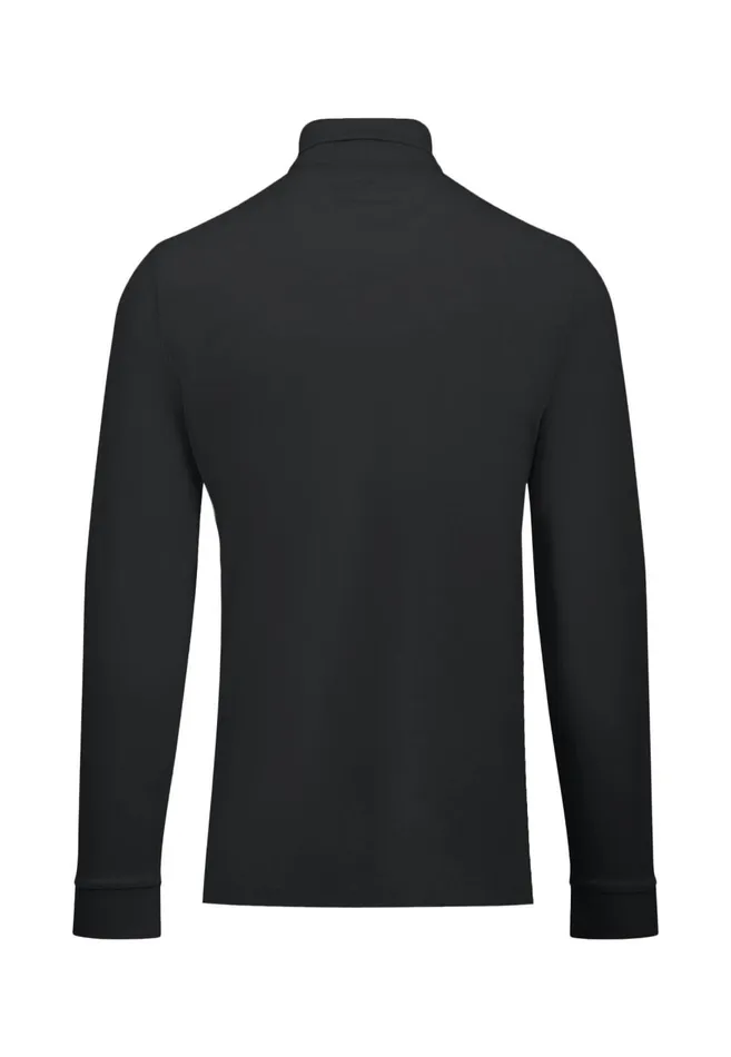 FYNCHHATTON Long sleeved Shirt Made Of Cotton With Turtleneck Offwhitenavyblack Men Tshirts