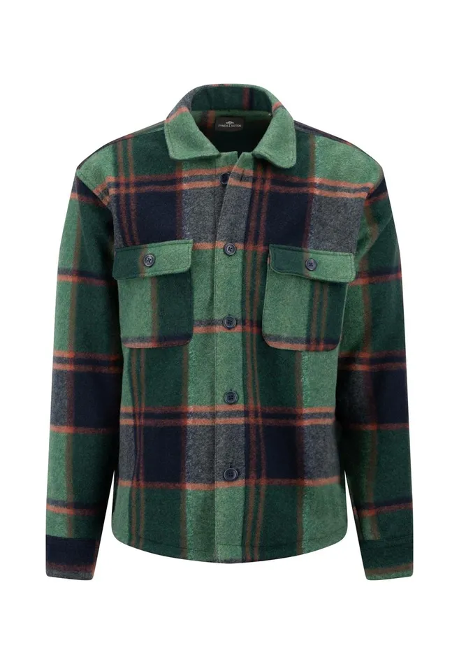 FYNCHHATTON Overhirt With A Styles Navyflame Men Shirts