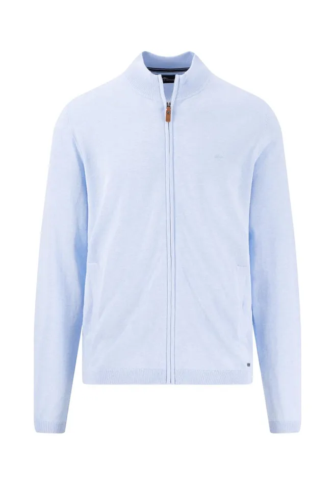 FYNCHHATTON Part Jacket With Stand up Collar In Plain Colors Summer Breezenavyturf Greennew Offwhite Men Cardigan FYNCHHATTON Part Jacket With Stand up Collar In Plain Colors Summer Breezenavyturf Greennew Offwhite Men Cardigan