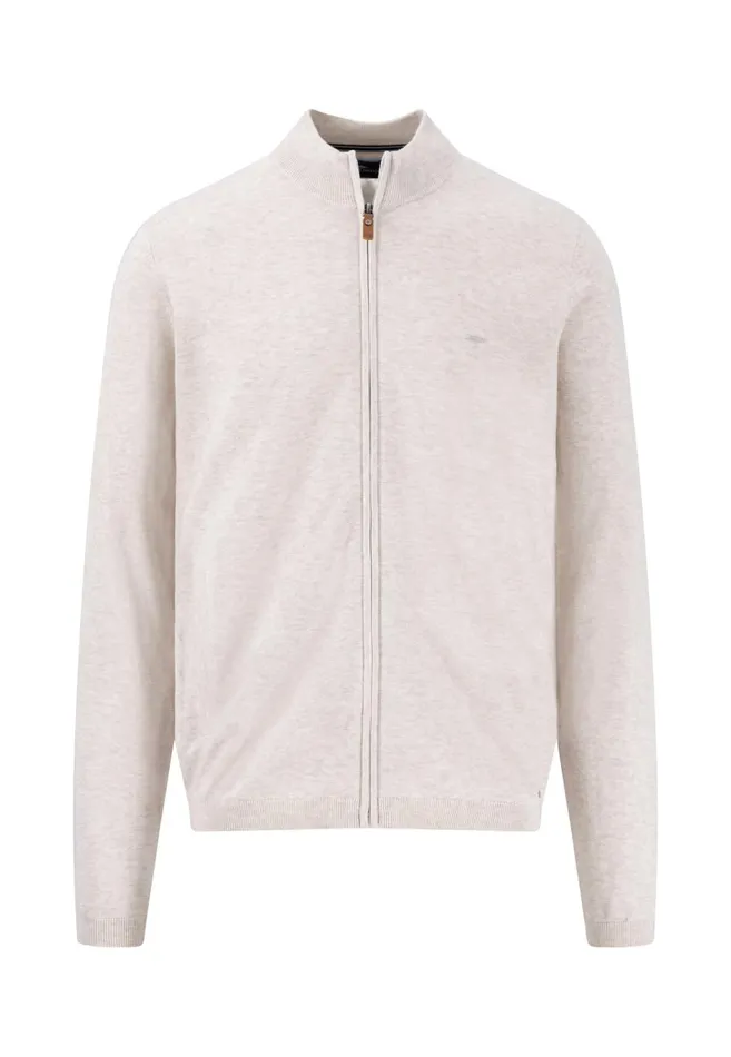 FYNCHHATTON Part Jacket With Stand up Collar In Plain Colors Summer Breezenavyturf Greennew Offwhite Men Cardigan