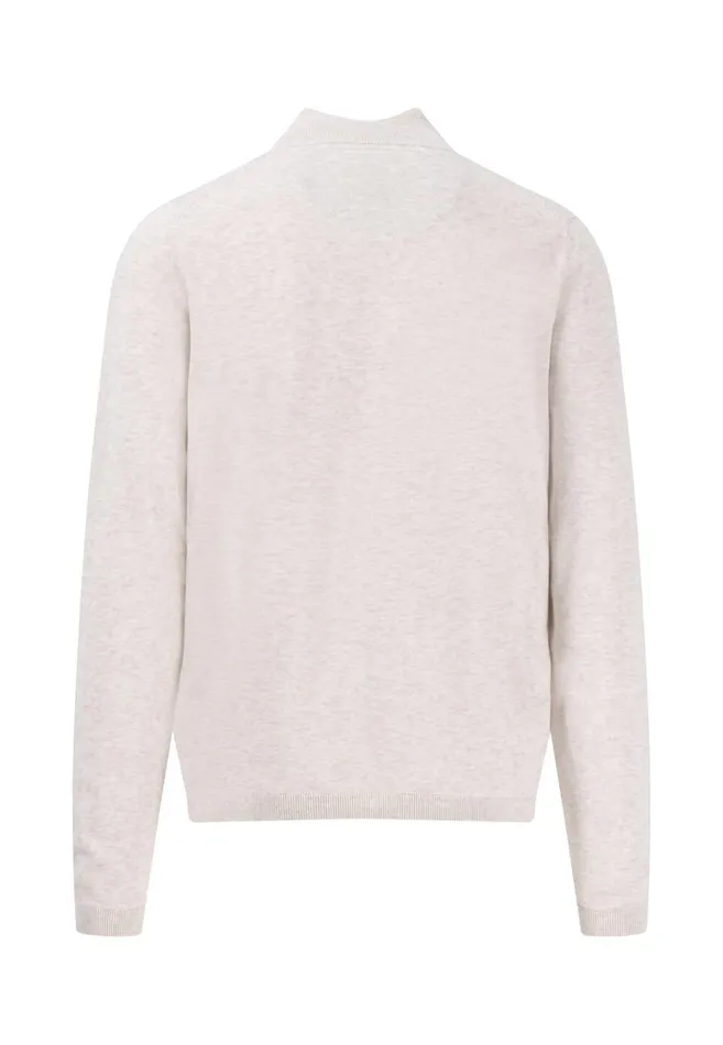FYNCHHATTON Part Jacket With Stand up Collar In Plain Colors Summer Breezenavyturf Greennew Offwhite Men Cardigan