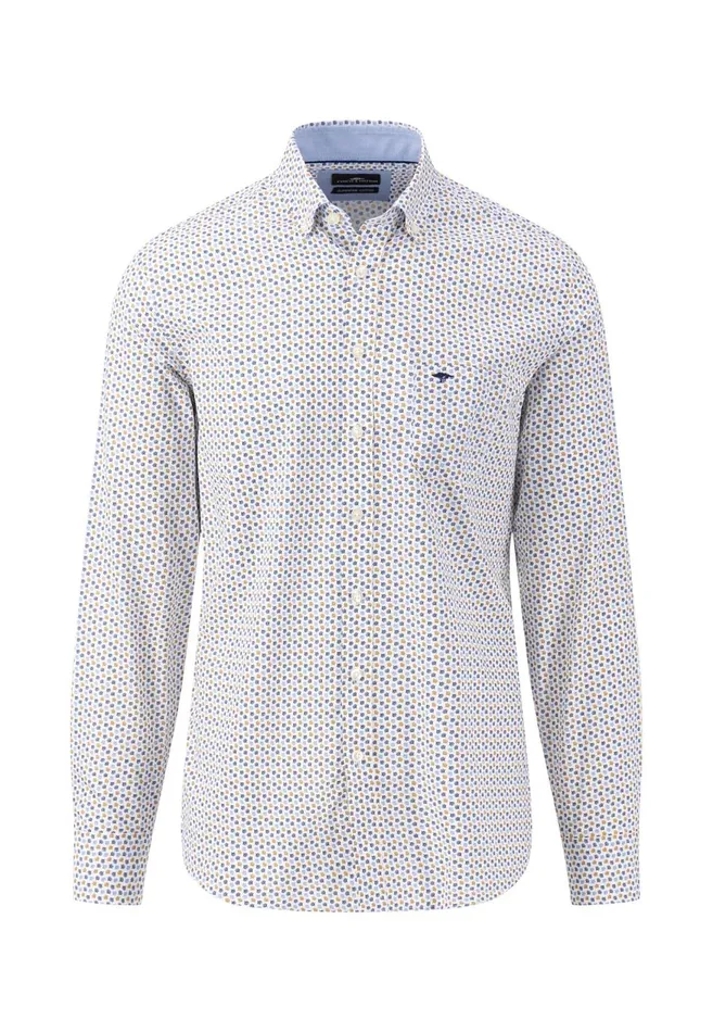 FYNCHHATTON Patterned Buttondown Shirt With A Minimal Print Dusty Lavendersummer Breeze Men Sale FYNCHHATTON Patterned Buttondown Shirt With A Minimal Print Dusty Lavendersummer Breeze Men Sale