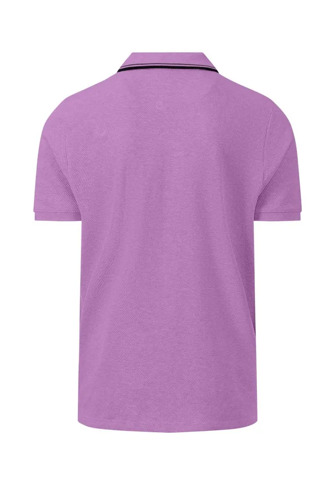 FYNCHHATTON Polo Shirt Made Of Pure Cotton With Strip Collar Summer Breezenavydusty Olivedusty Lavender Men Polo Shirt FYNCHHATTON Polo Shirt Made Of Pure Cotton With Strip Collar Summer Breezenavydusty Olivedusty Lavender Men Polo Shirt