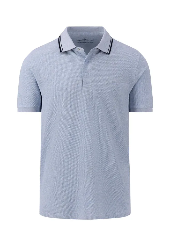 FYNCHHATTON Polo Shirt Made Of Pure Cotton With Strip Collar Summer Breezenavydusty Olivedusty Lavender Men Polo Shirt FYNCHHATTON Polo Shirt Made Of Pure Cotton With Strip Collar Summer Breezenavydusty Olivedusty Lavender Men Polo Shirt