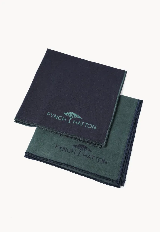 FYNCHHATTON Sandibe Napkins 4 Set Midnight Blueconifer Living Kitchen Accessories