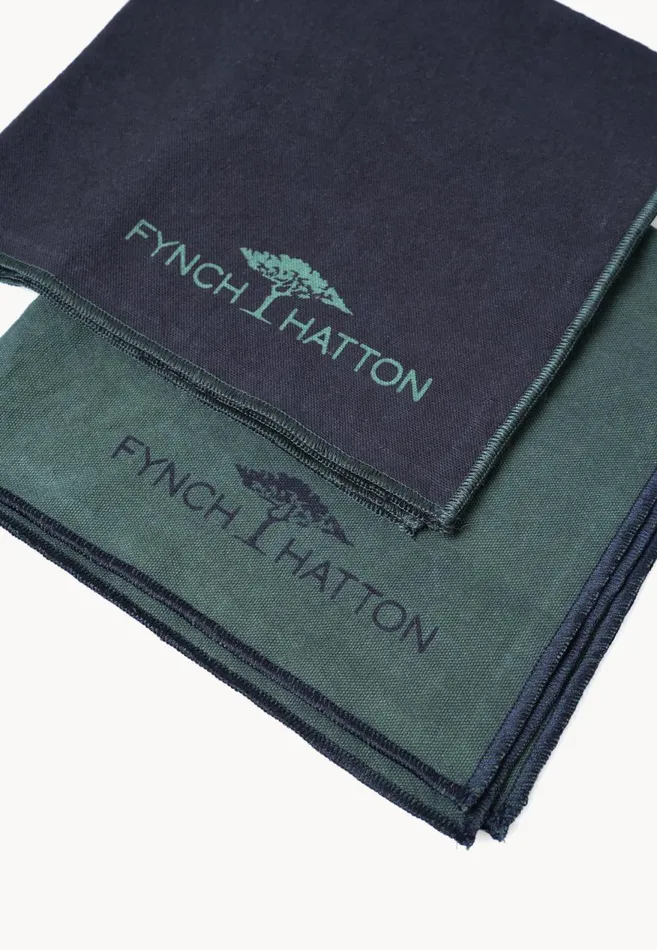 FYNCHHATTON Sandibe Napkins 4 Set Midnight Blueconifer Living Kitchen Accessories