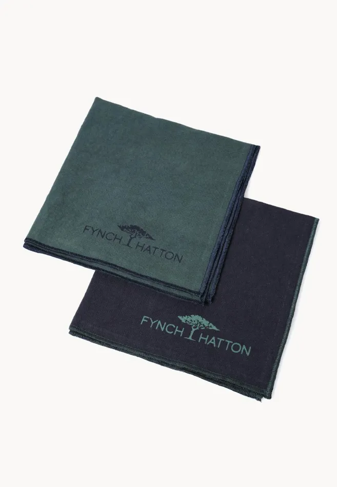 FYNCHHATTON Sandibe Napkins 4 Set Midnight Blueconifer Living Kitchen Accessories