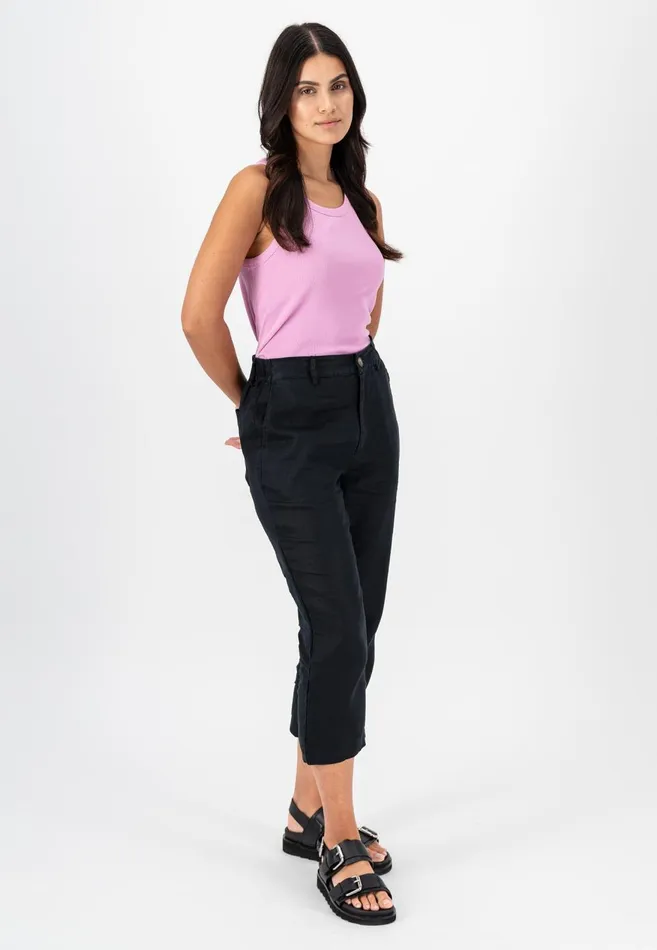 FYNCHHATTON Soft 78 Pants Made Of Linen Whitereed Greensafari Beigeblackbright Apricot Women Pants FYNCHHATTON Soft 78 Pants Made Of Linen Whitereed Greensafari Beigeblackbright Apricot Women Pants