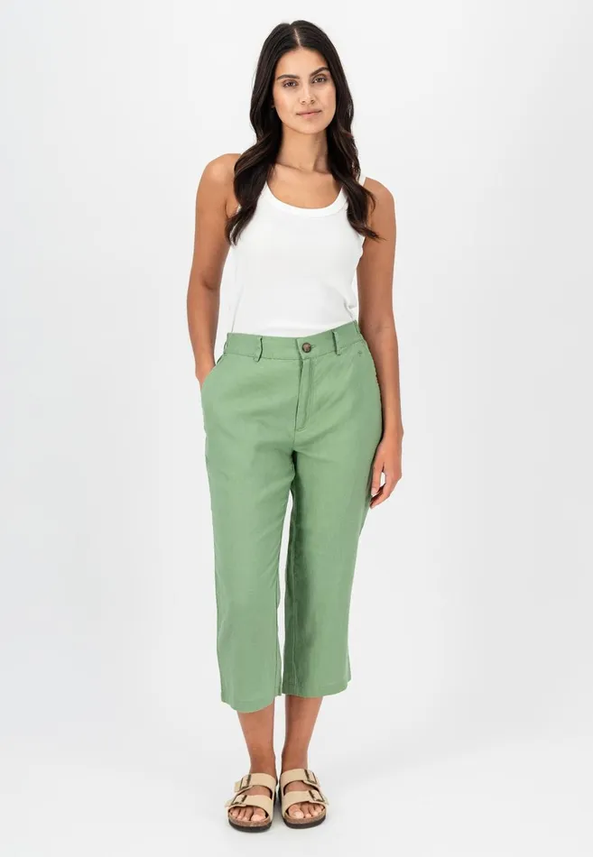 FYNCHHATTON Soft 78 Pants Made Of Linen Whitereed Greensafari Beigeblackbright Apricot Women Pants FYNCHHATTON Soft 78 Pants Made Of Linen Whitereed Greensafari Beigeblackbright Apricot Women Pants