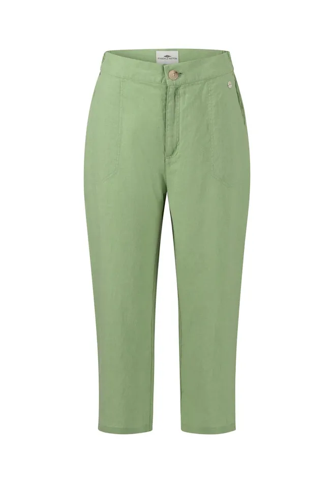 FYNCHHATTON Soft 78 Pants Made Of Linen Whitereed Greensafari Beigeblackbright Apricot Women Pants FYNCHHATTON Soft 78 Pants Made Of Linen Whitereed Greensafari Beigeblackbright Apricot Women Pants