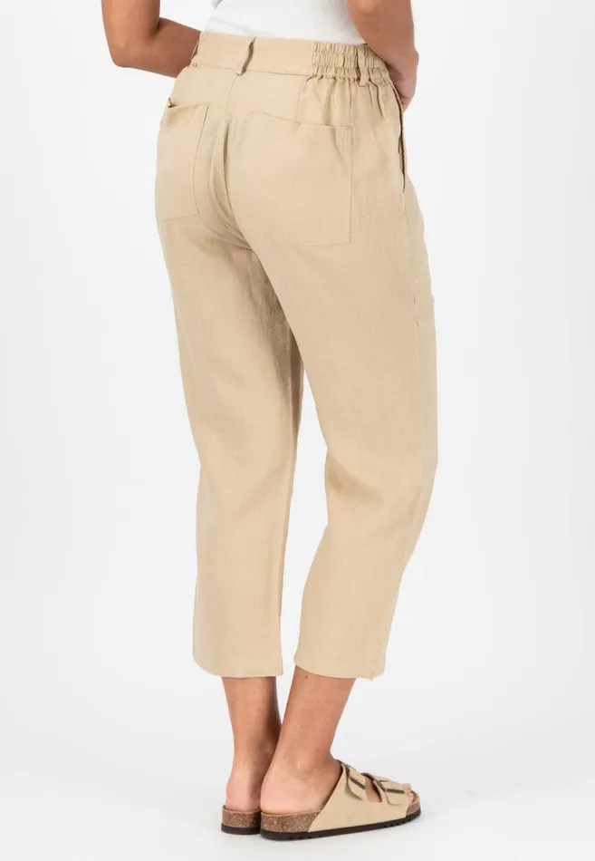 FYNCHHATTON Soft 78 Pants Made Of Linen Whitereed Greensafari Beigeblackbright Apricot Women Pants FYNCHHATTON Soft 78 Pants Made Of Linen Whitereed Greensafari Beigeblackbright Apricot Women Pants