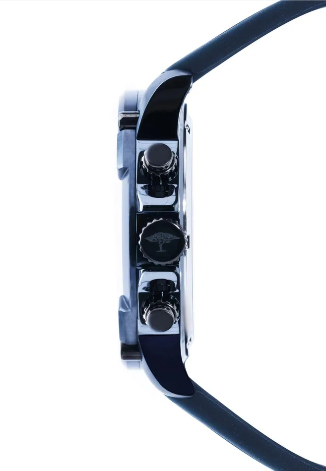 FYNCHHATTON Stainless Steel Watch With Chronograph Blue Men Watch FYNCHHATTON Stainless Steel Watch With Chronograph Blue Men Watch