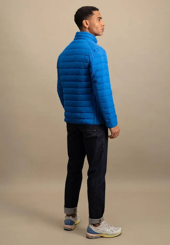 FYNCHHATTON Stepp Jacket Casual Fit With Breast Pocket Dark Navystrong Blue Men Jackets and Coats