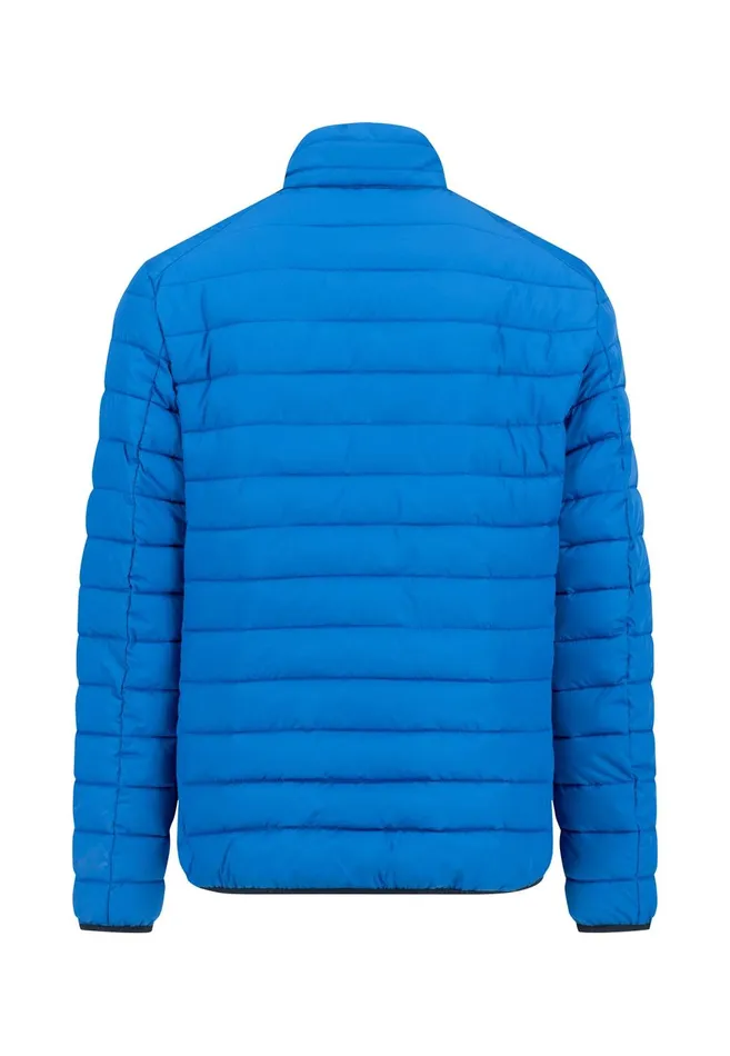 FYNCHHATTON Stepp Jacket Casual Fit With Breast Pocket Dark Navystrong Blue Men Jackets and Coats
